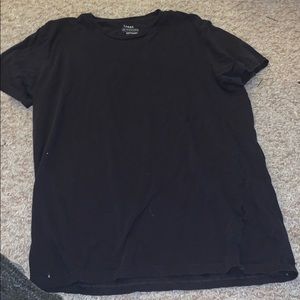 large plain black shirt